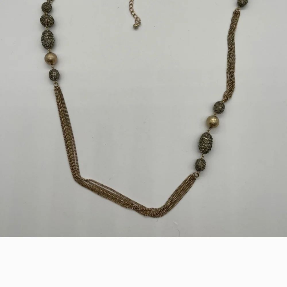 Chico’s Multi Strand Accented Long Necklace